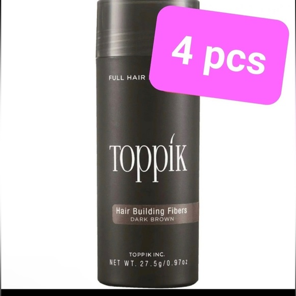 Toppik set of 4 keratin building fiber (4 bottles each)27.5 gr each